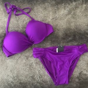 NWT Mossimo Size M Purple Bikini